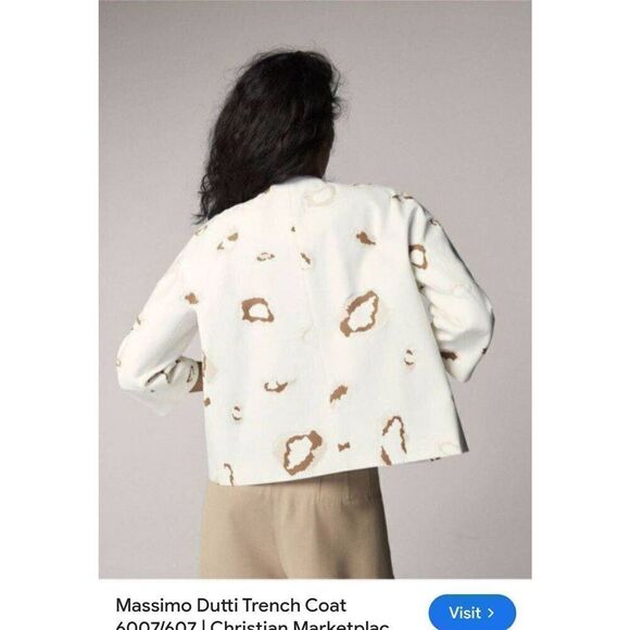 Massimo Dutti  My Royal Closet Trench Coat 6007/607 USA 4 NWT - Picture 3 of 11